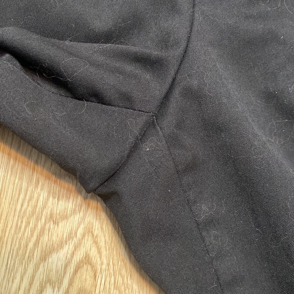 Classic Minimalist Zenformen Men's Black Trousers Timeless Tailored Pants 36R - Picture 11 of 11